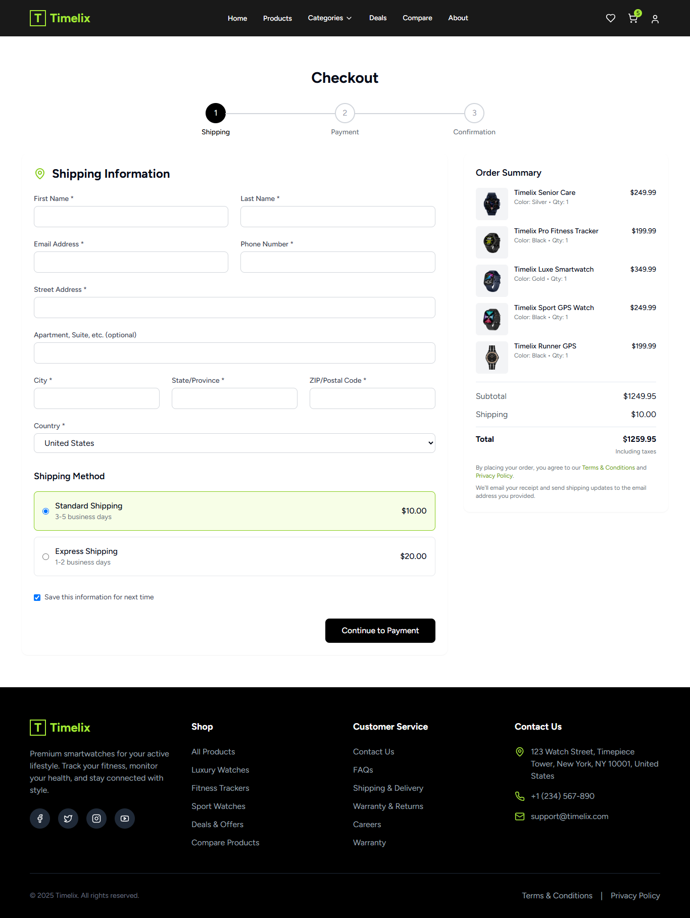 Checkout Page 2